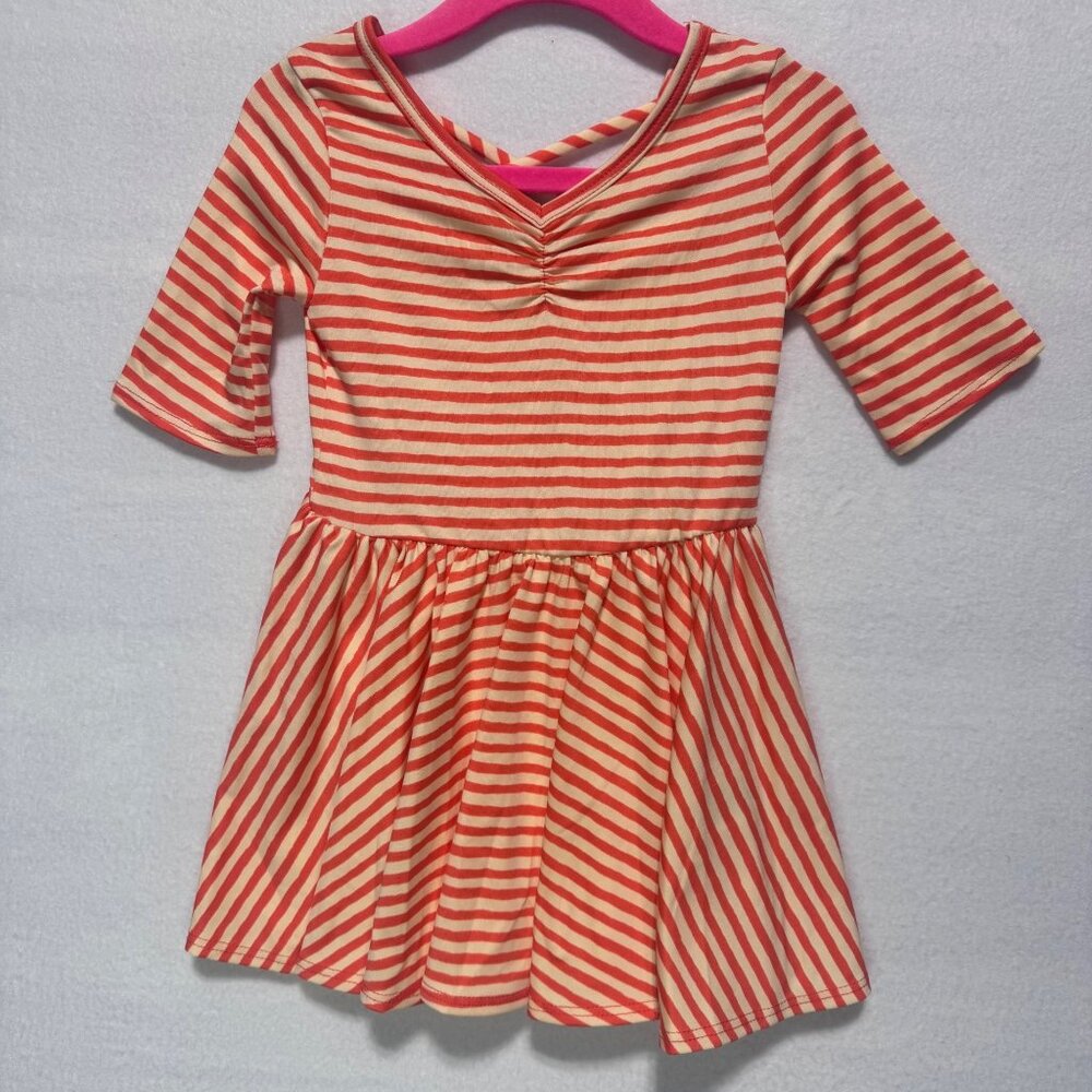 Dotdotsmile Dress Size 12/24 Months Yellow and Orange New With Tags